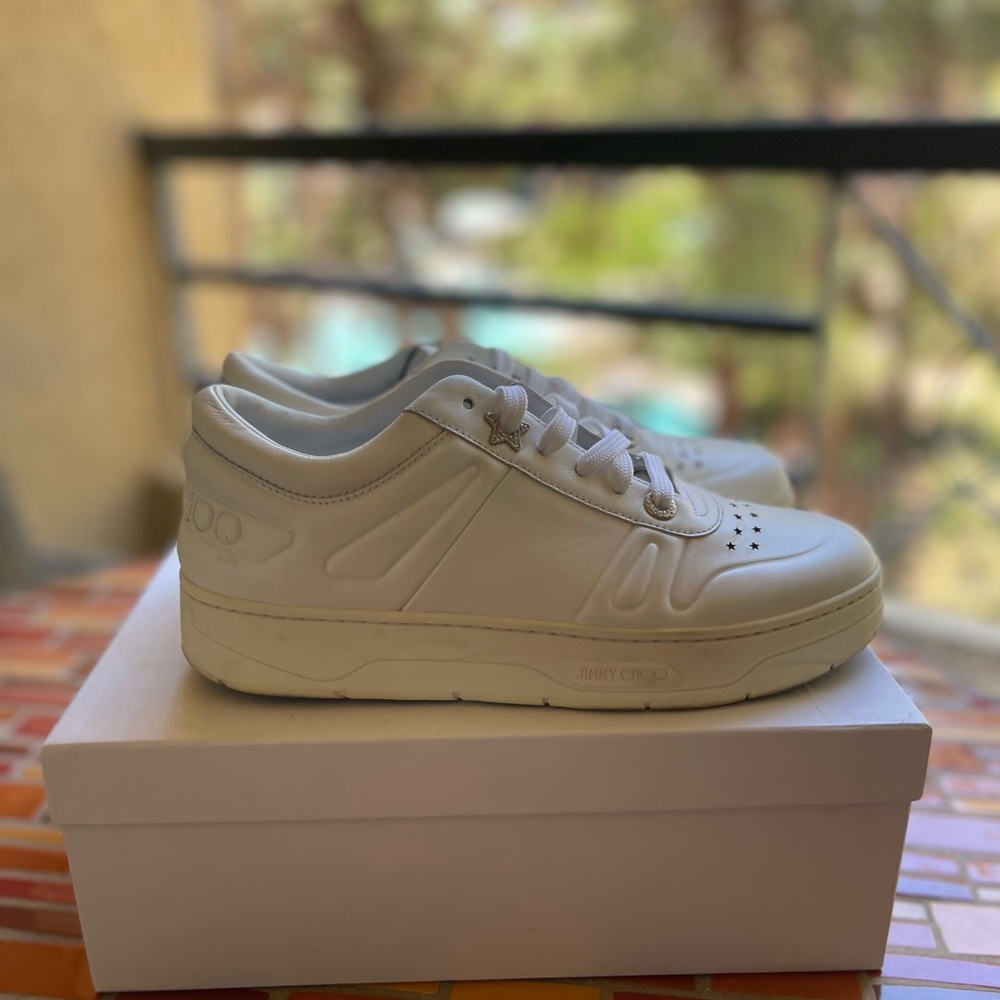 Jimmy Choo Ivory Casual Sneakers